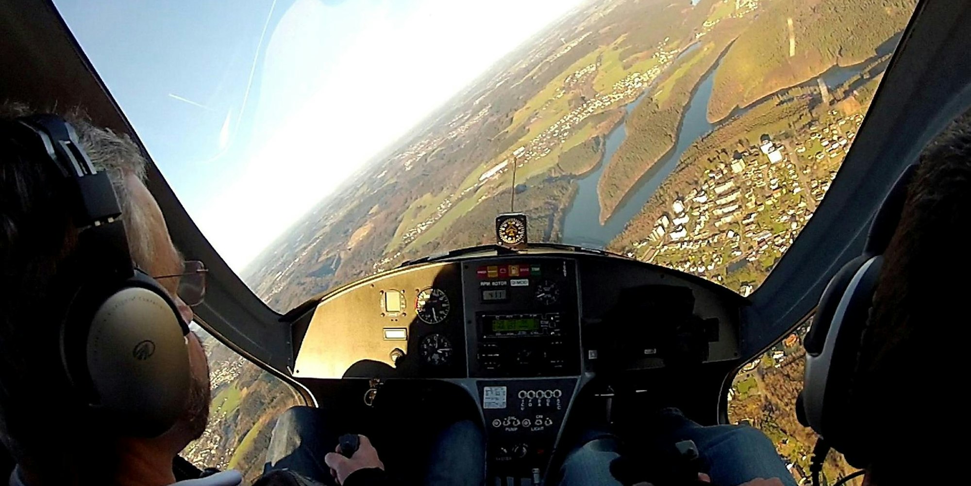 Tragschrauber Aggertalsperre