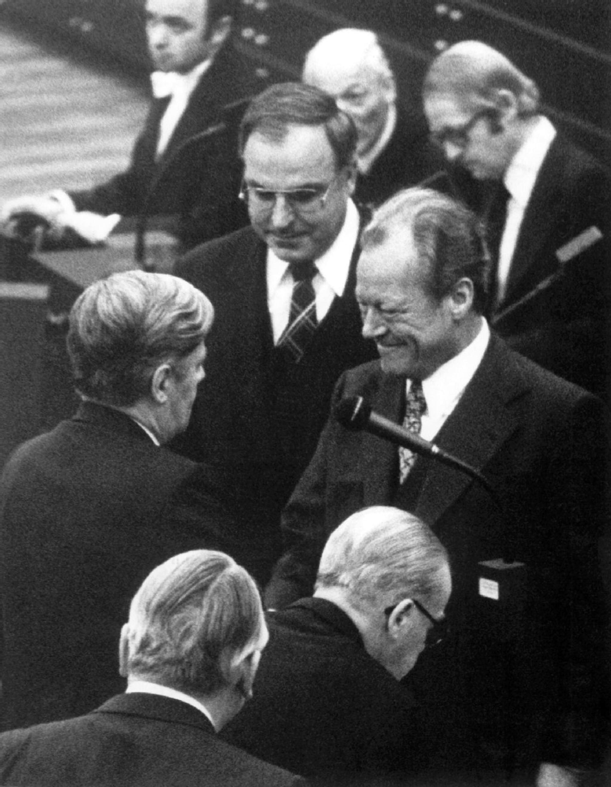 Bild Kohl und Willy Brandt