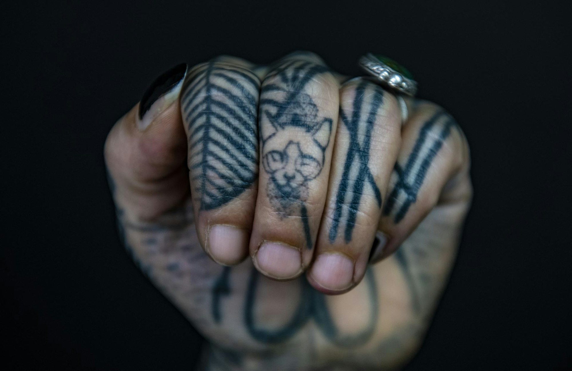 Trauer-Tattoo Katze dpa