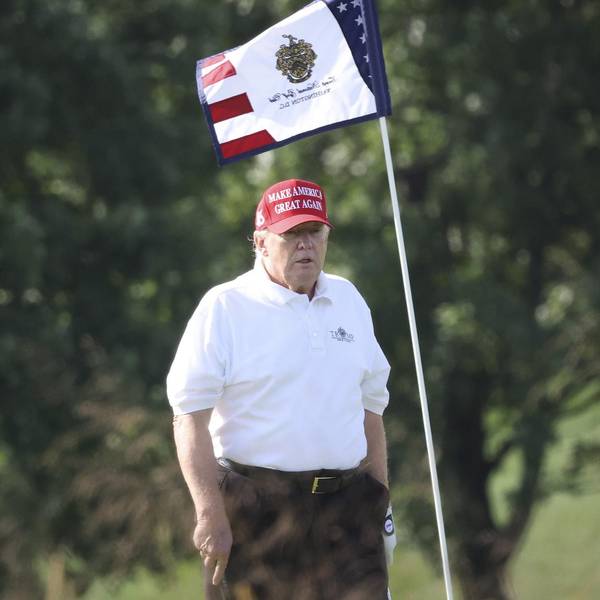 Donald Trump beim Golfen