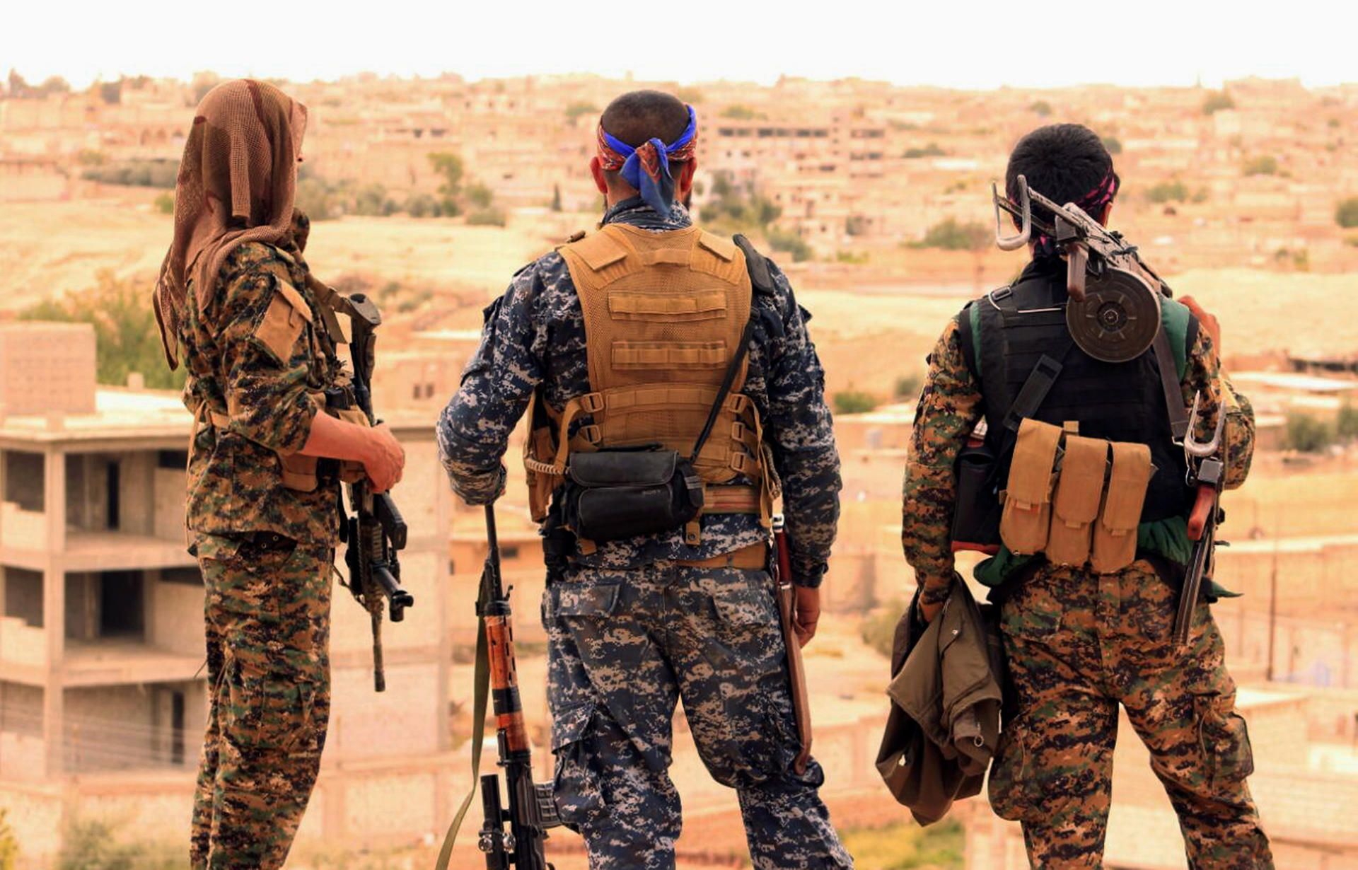Kämpfer der SDF