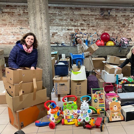 Mütter organisierenSpendenaktion