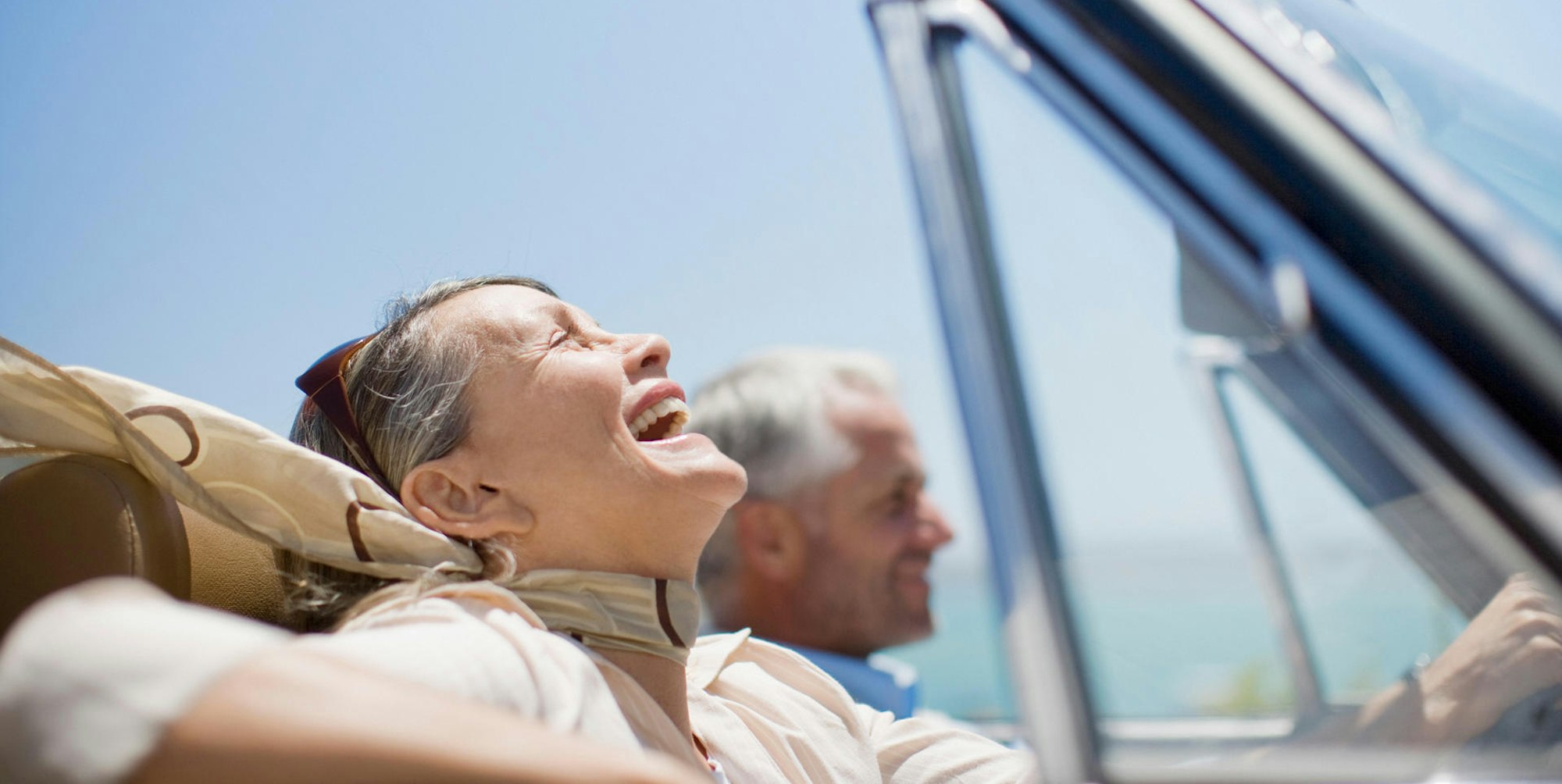 Renter im Cabrio Getty Images