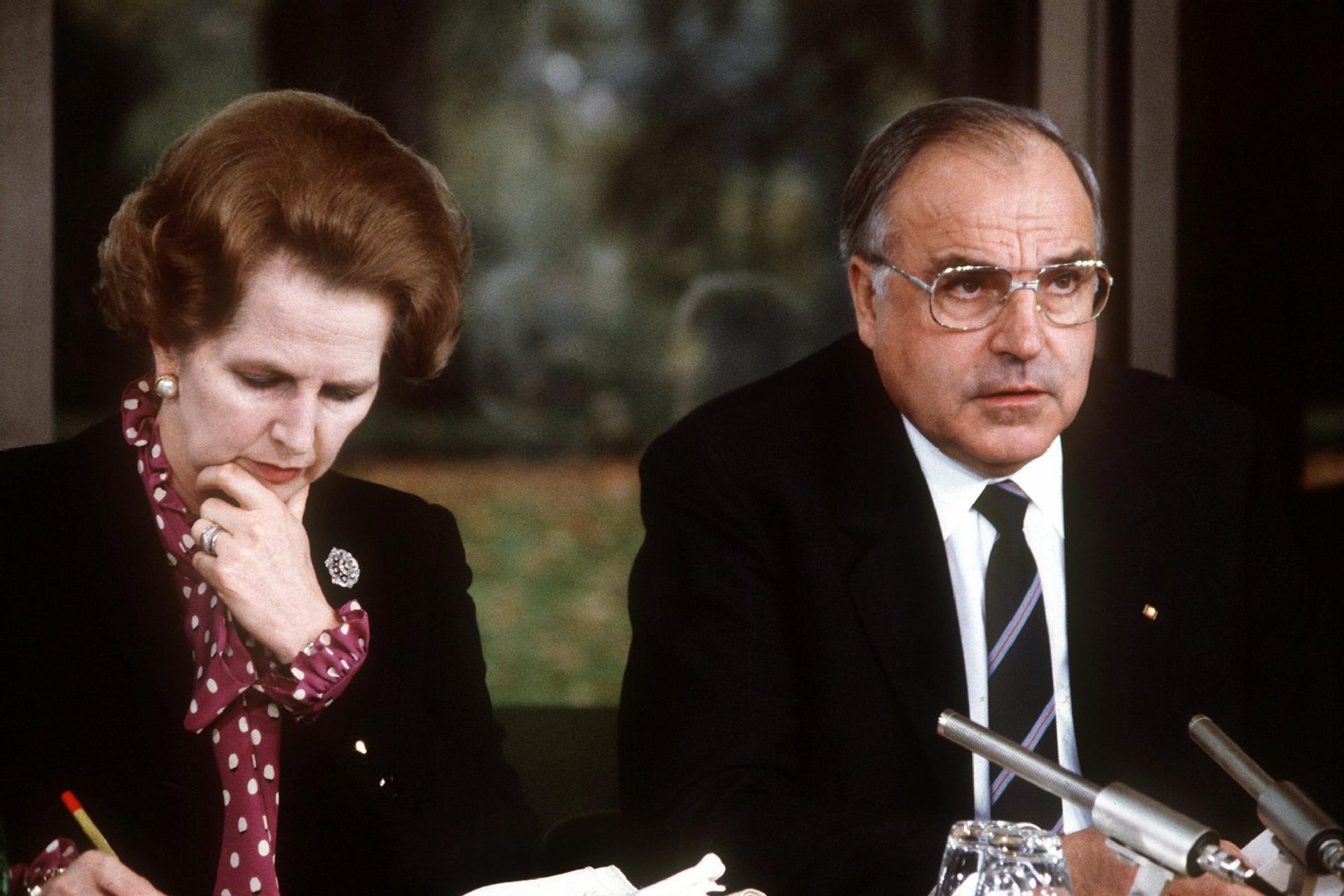 Bild Kohl Thatcher