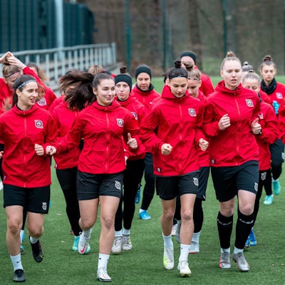 Frauenfußballerinnen Ukraine