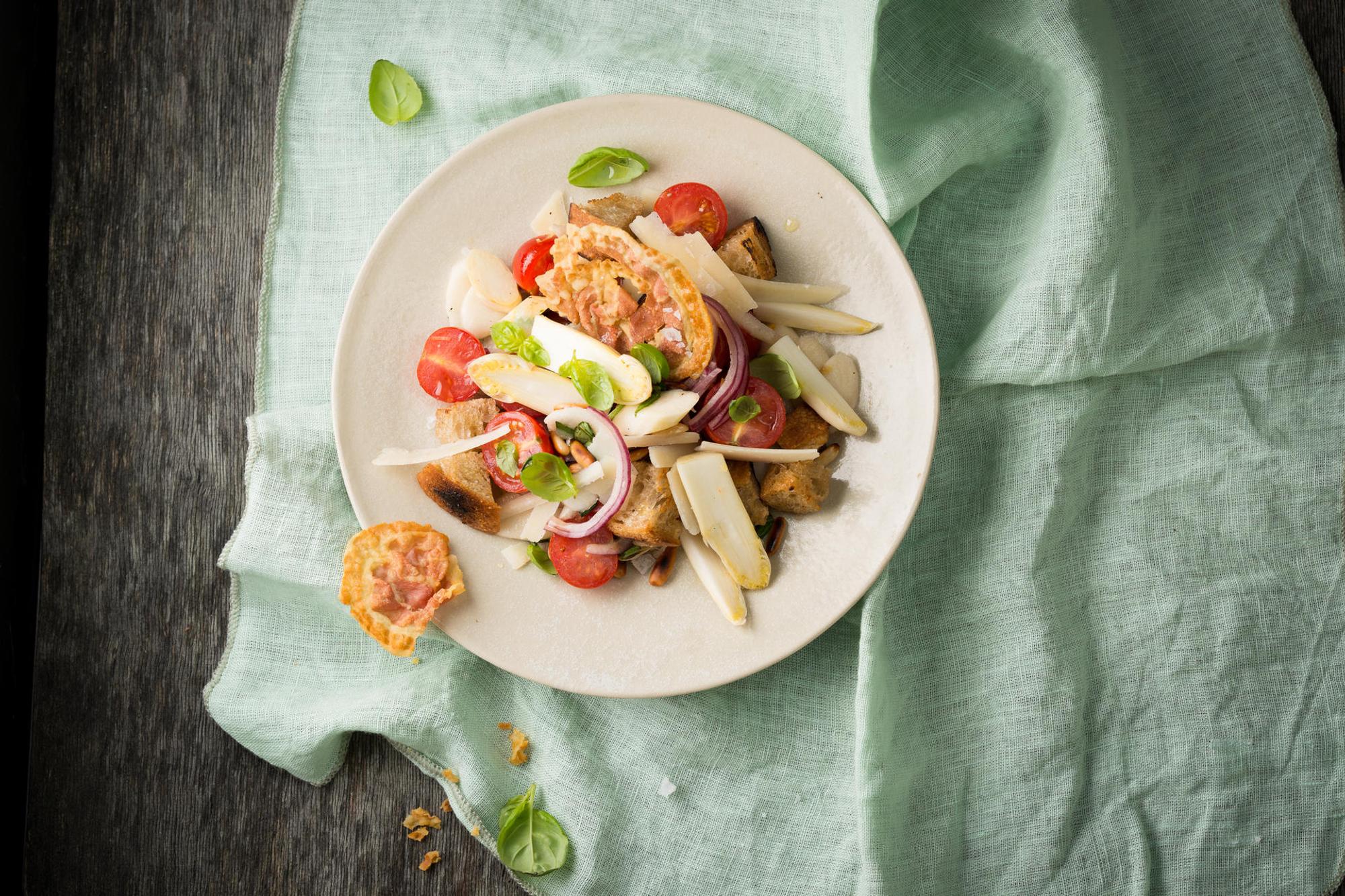 Salat mit Pancetta