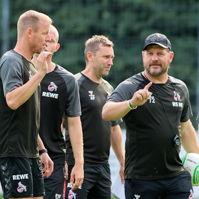 Training beim FC vor CL