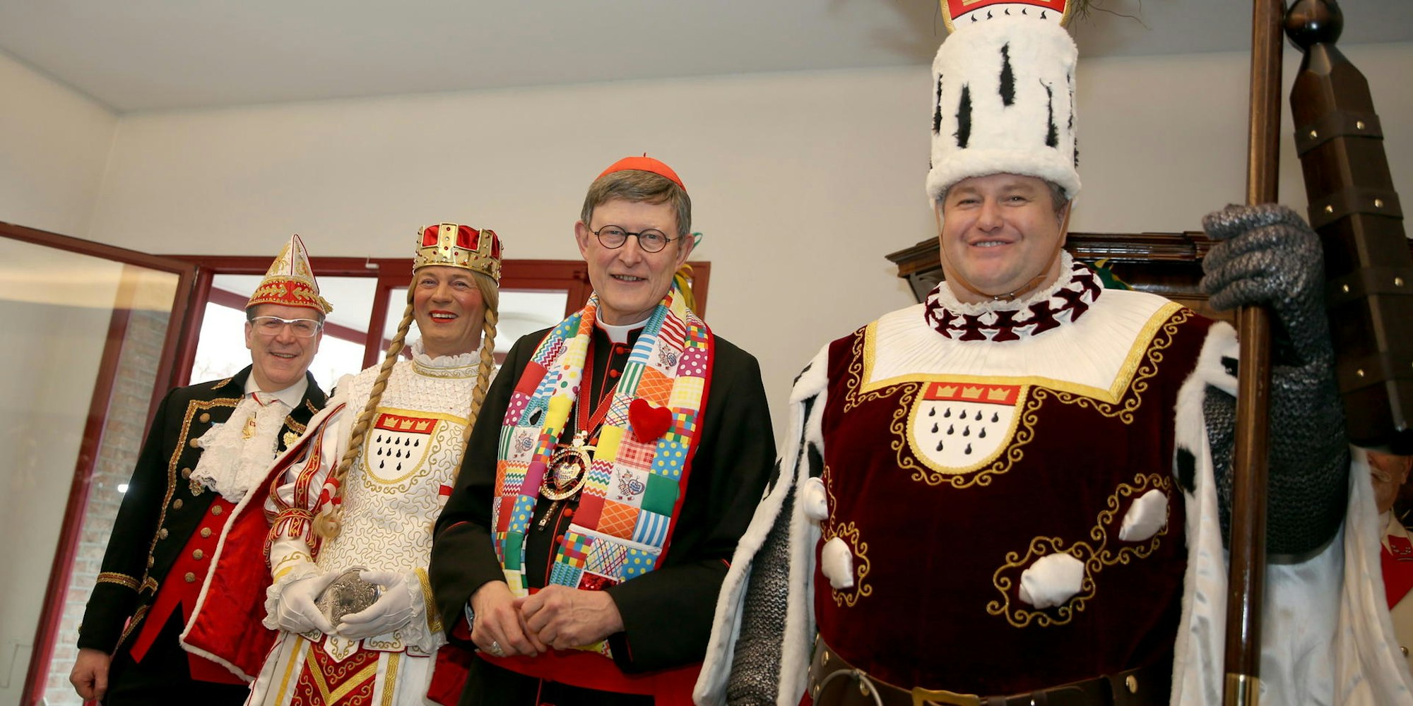 Dreigestirn beim Kardinal