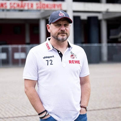 Baumgart am FC-Stadion