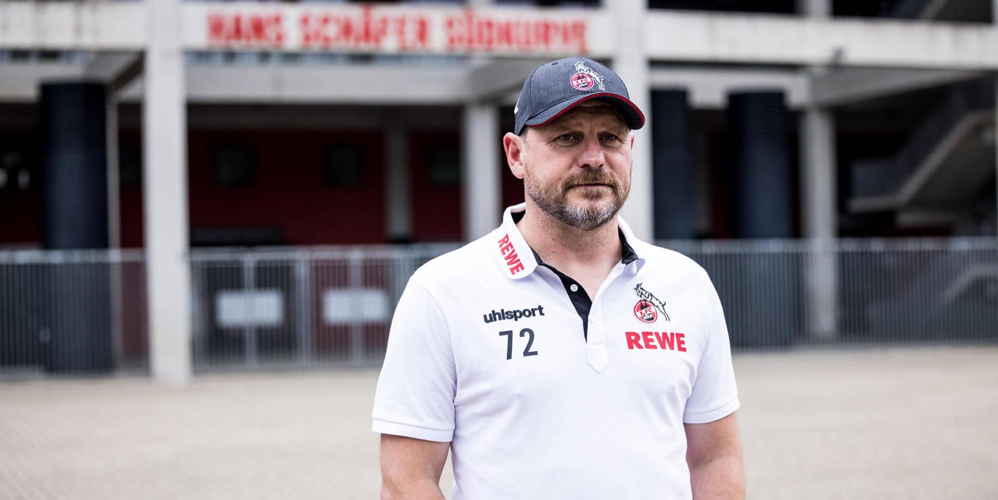 Baumgart am FC-Stadion
