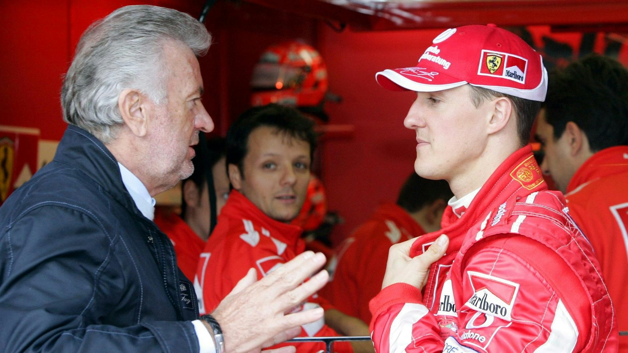 Willi Weber und Michael Schumacher in seiner Glanzzeit.