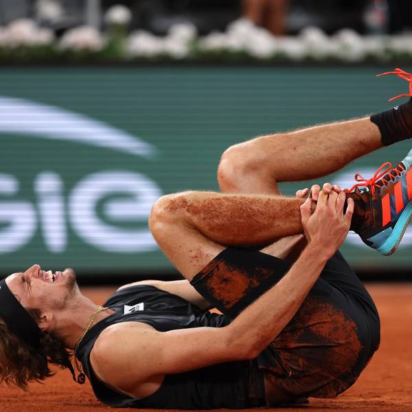 Zverev Frensh Open verletzt