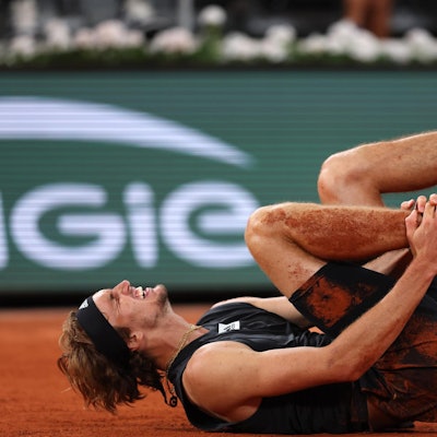 Zverev Frensh Open verletzt