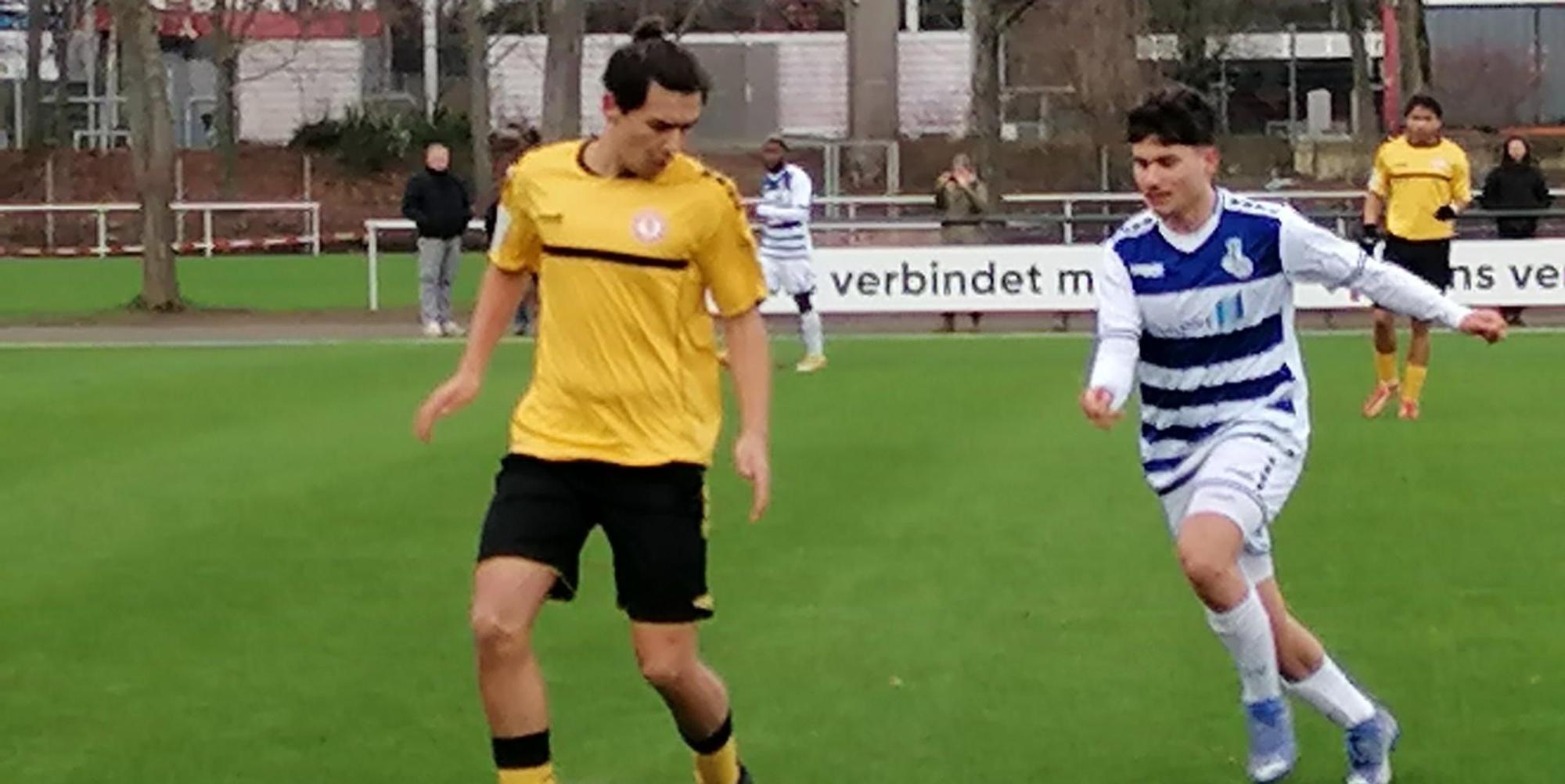 Leon Caliskan gegen Duisburg