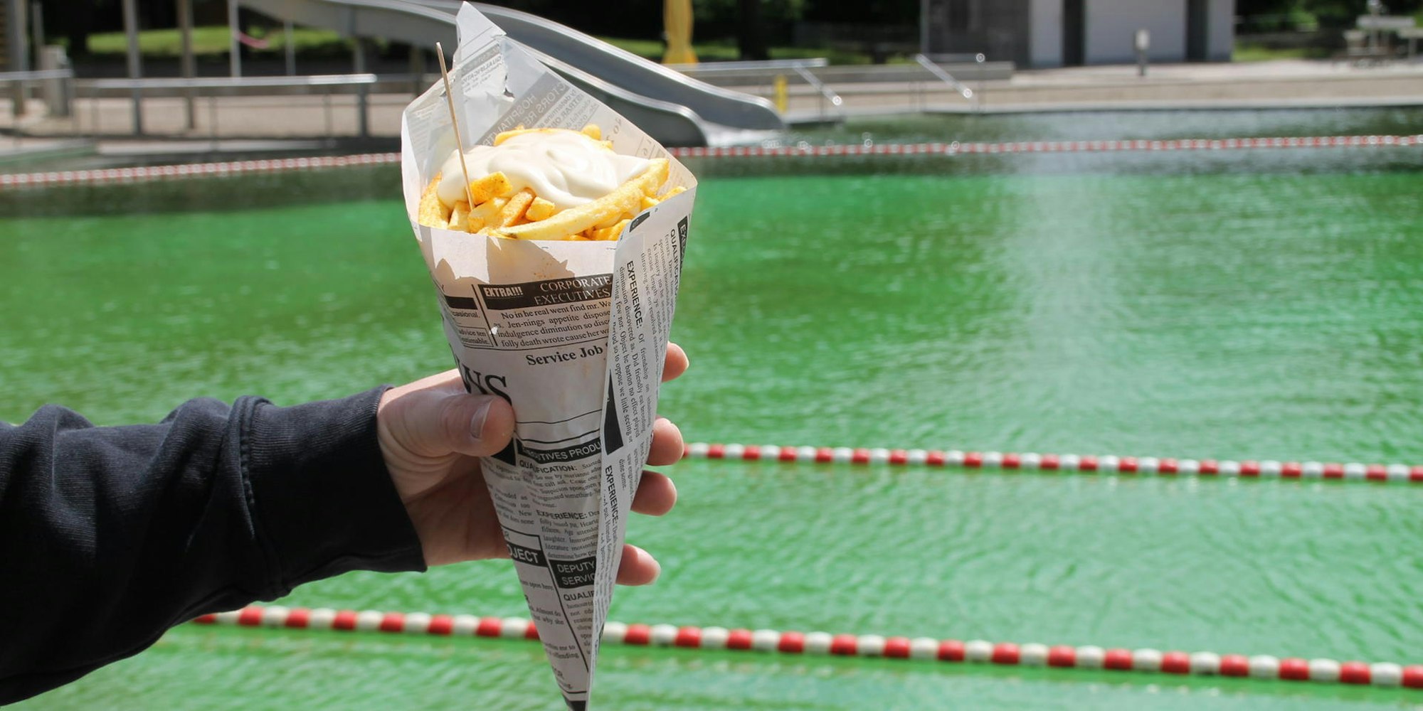Frittenkrise im Freibad