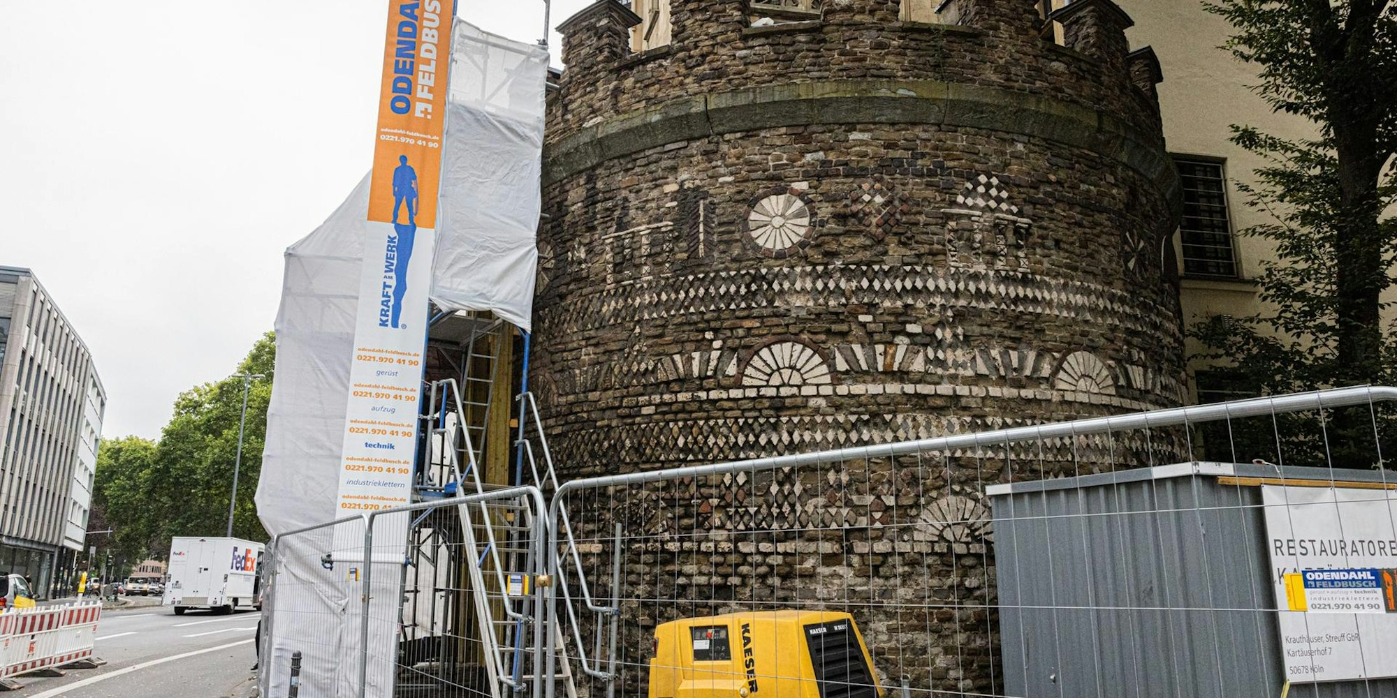 Sanierung Römerturm in Köln