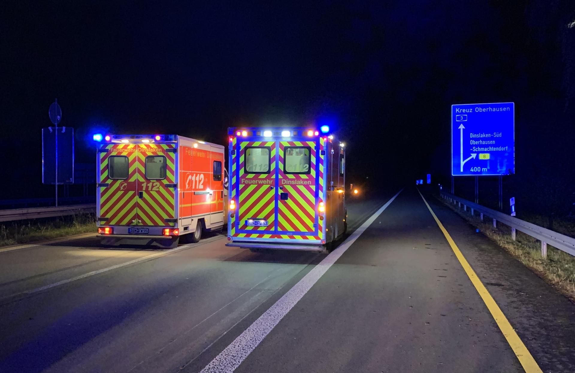 Krankenwagen Dinslaken Unfall