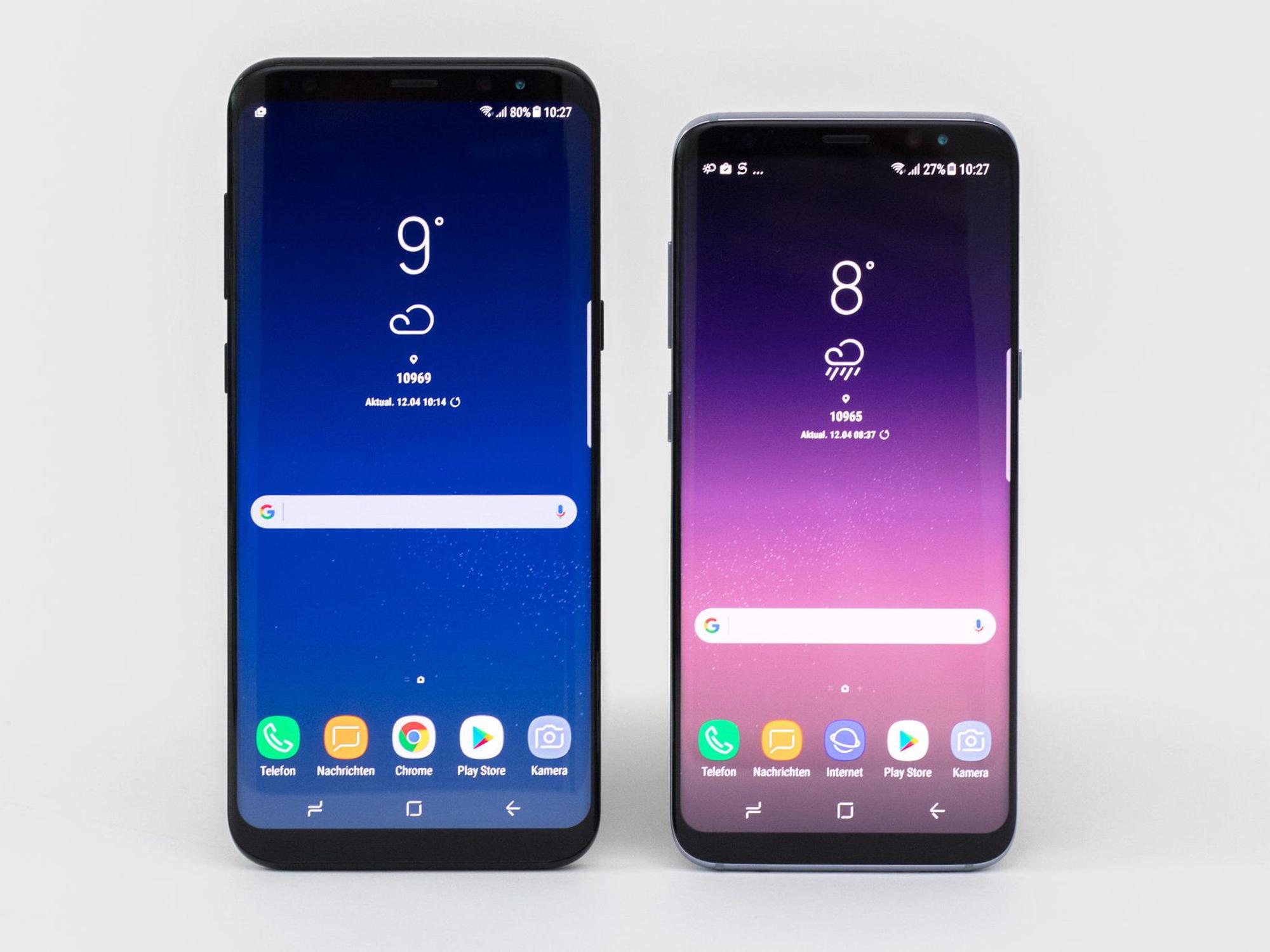 Samsung Galaxy S8 und S8+