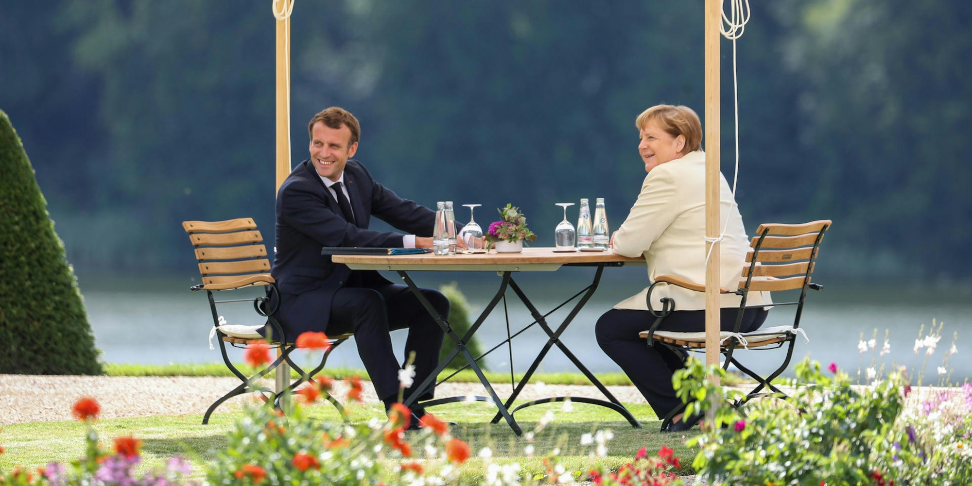 Merkel und Macron