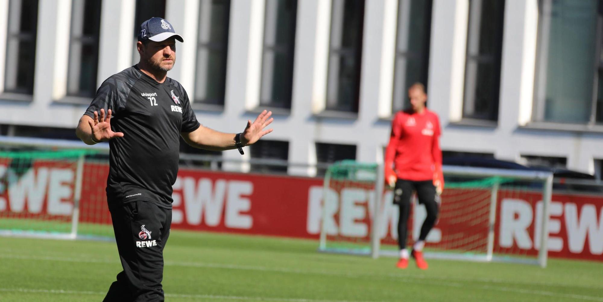 Training beim 1. FC Köln Baumgart
