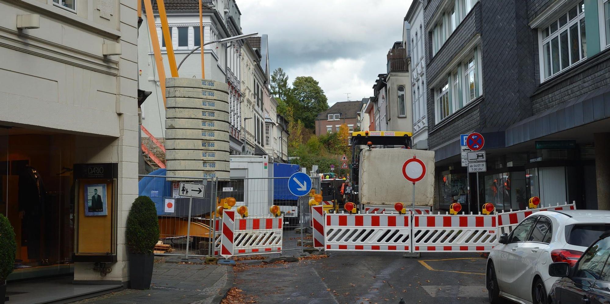 Sperrung Bergisch Gladbach