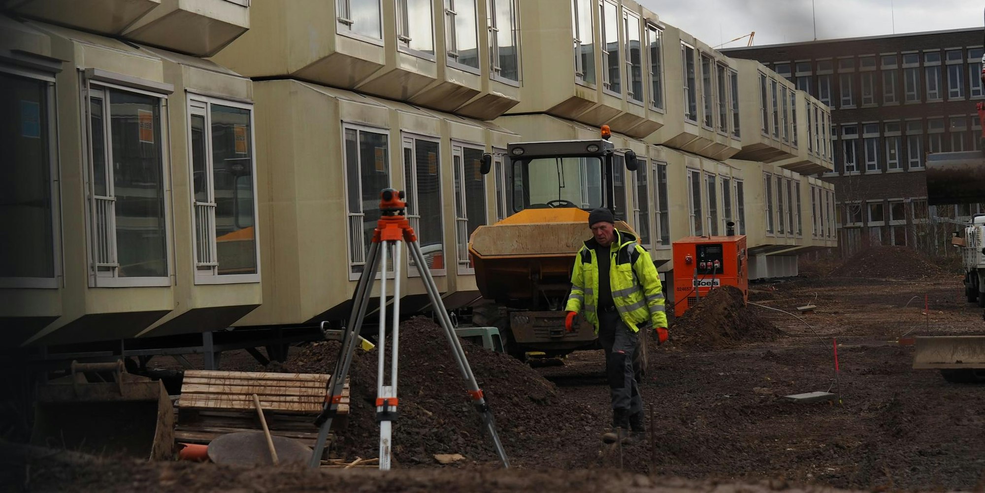 Flüchtlingscontainer Eygelshovener