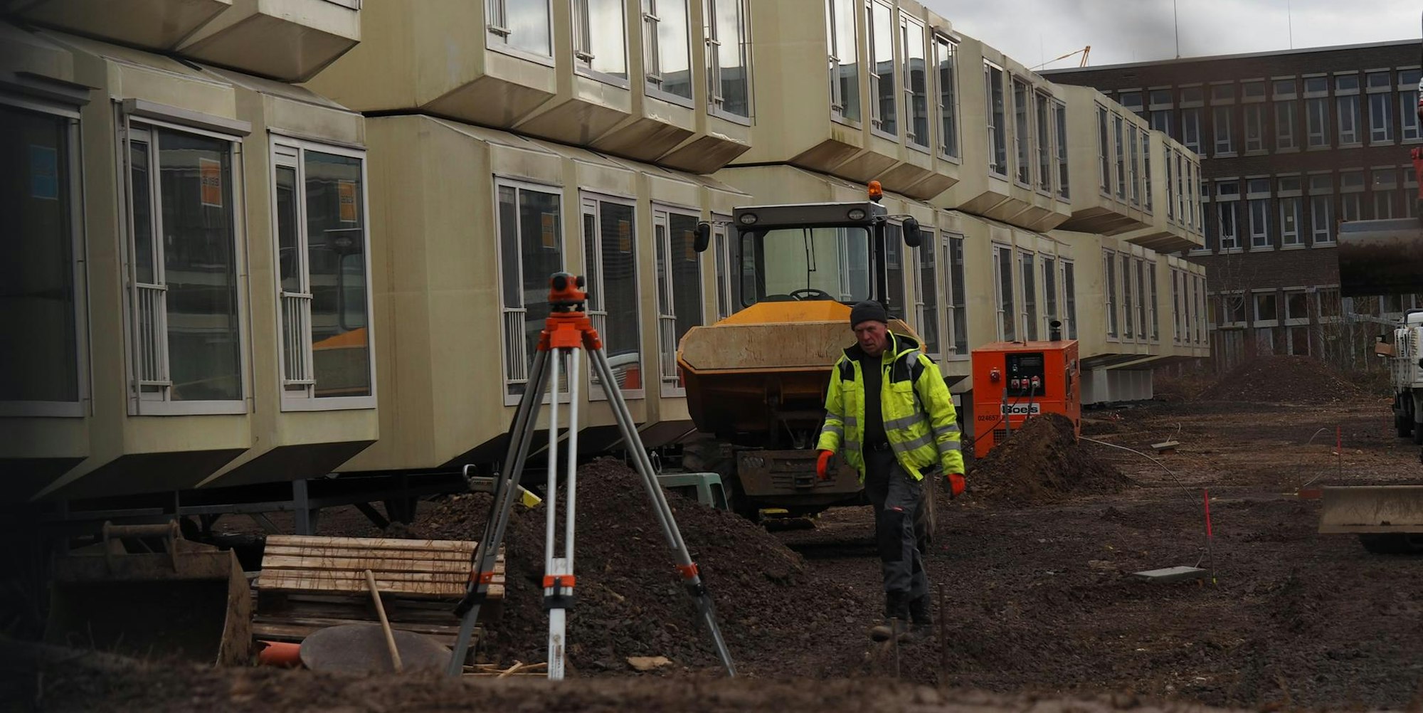 Flüchtlingscontainer Eygelshovener