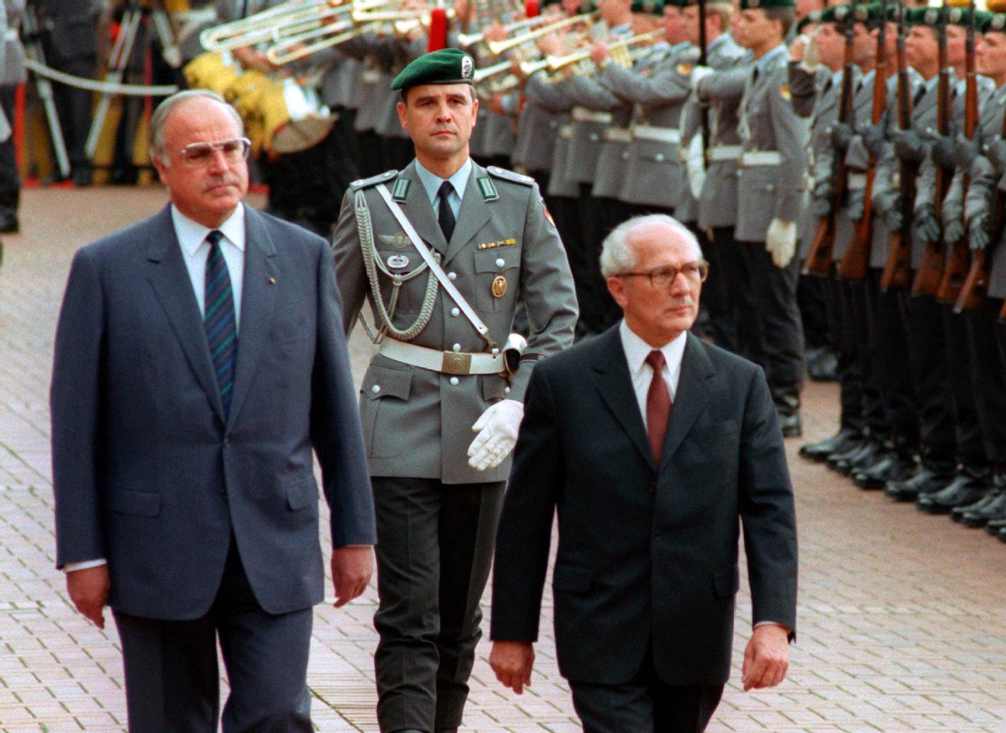 Bild Kohl Honecker