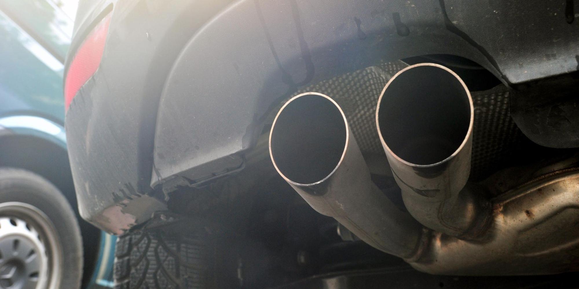 Auto Auspuff Abgas