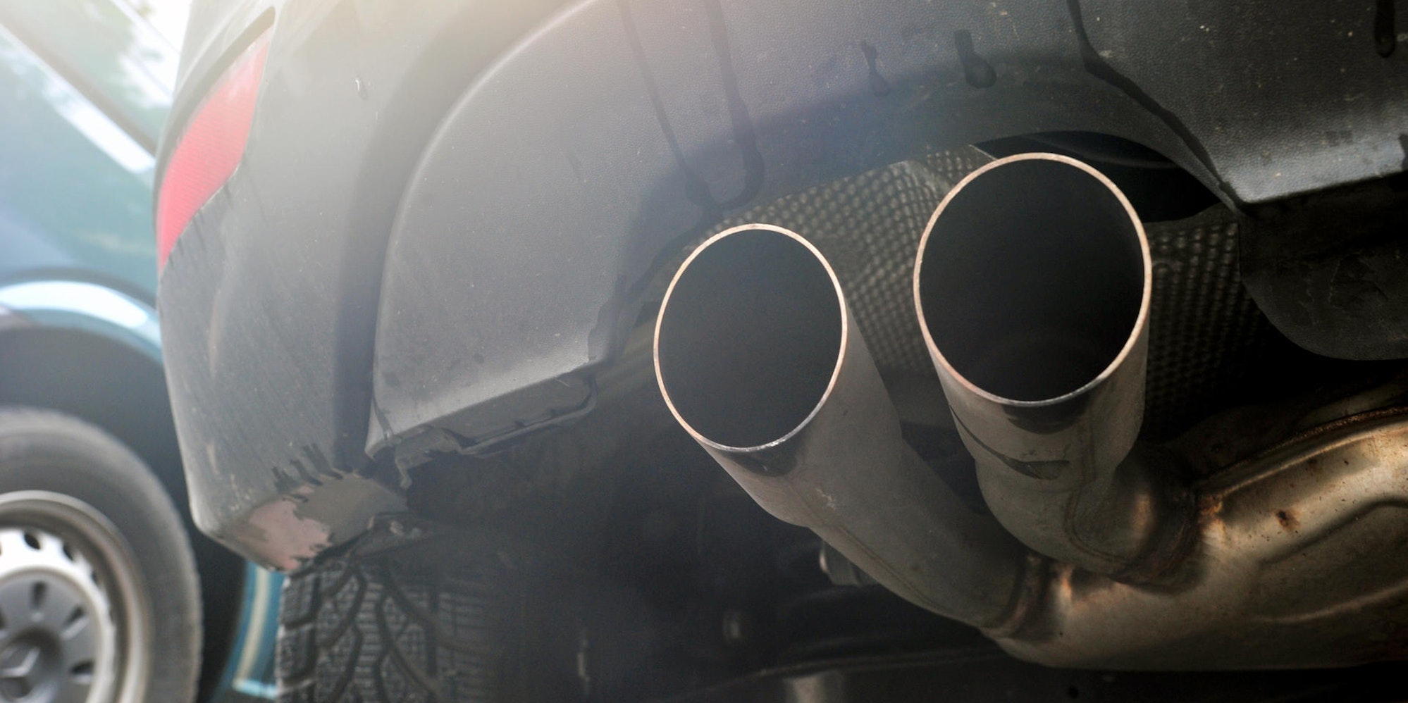 Auto Auspuff Abgas