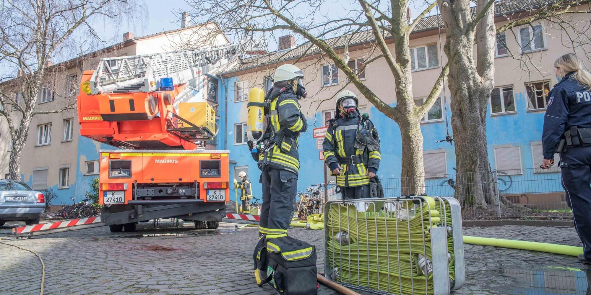 Feuer in Deutz