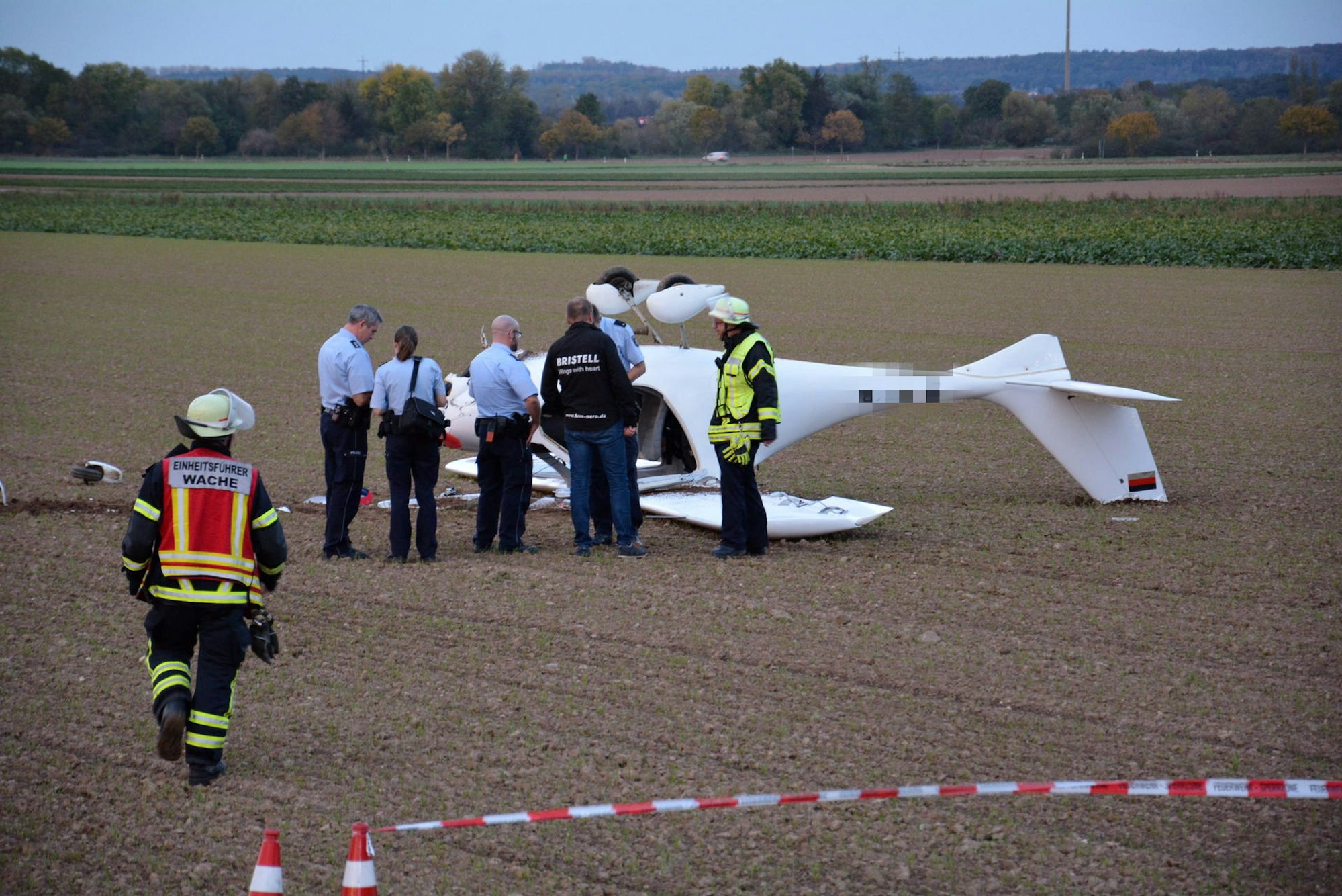 Flugzeug Erfstadt Einsatzstelle