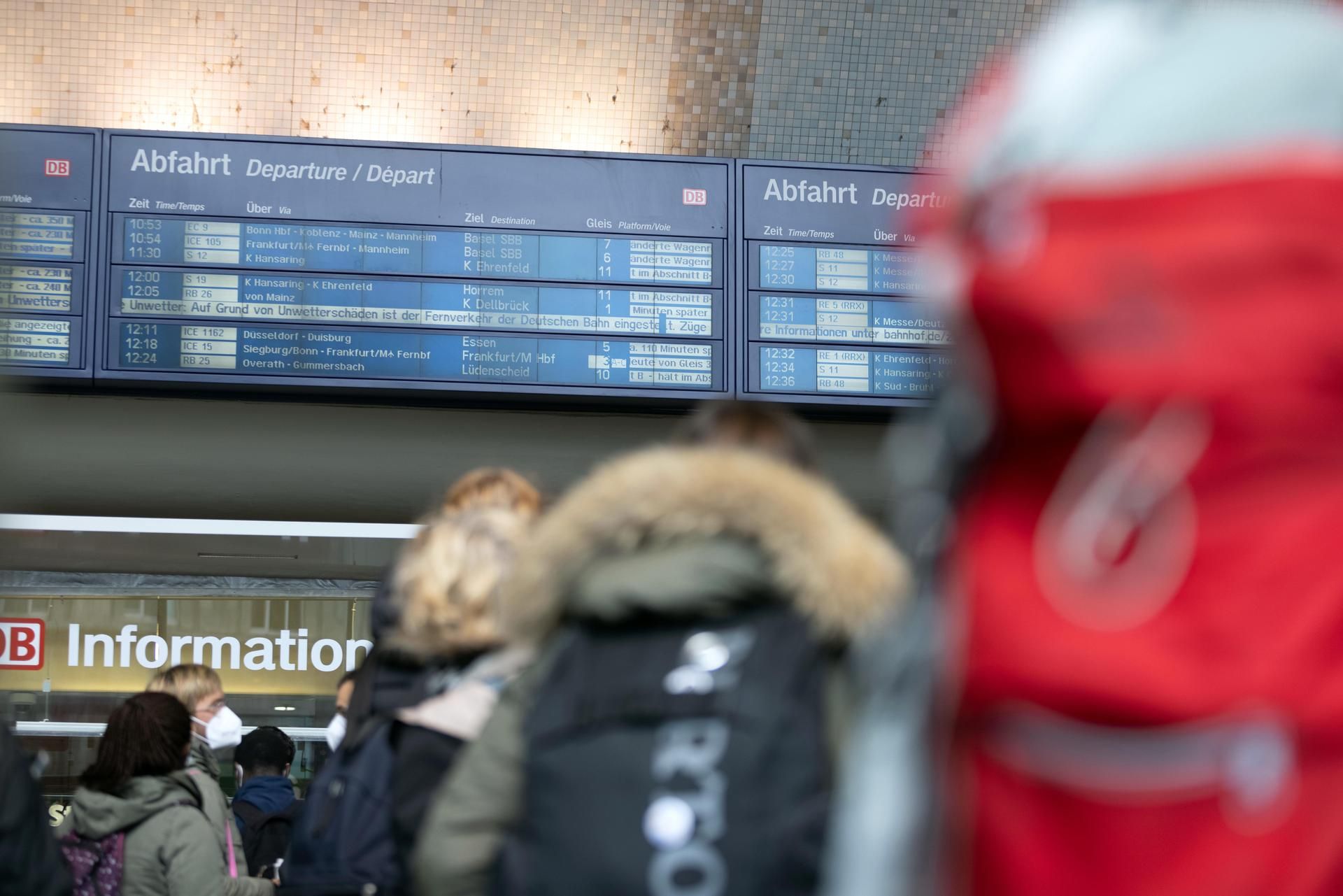 Bahntafel Köln