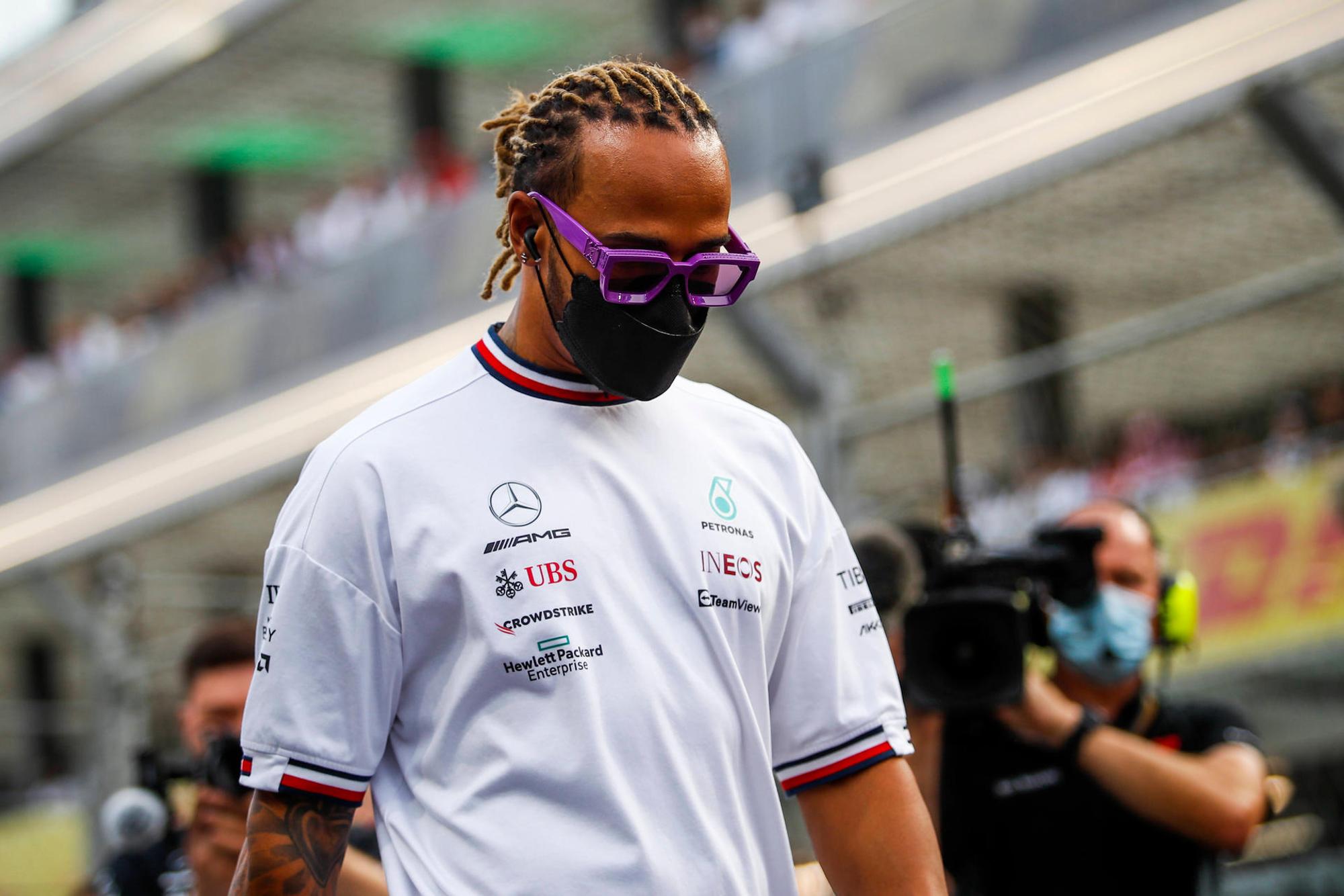 Hamilton vor dem Start
