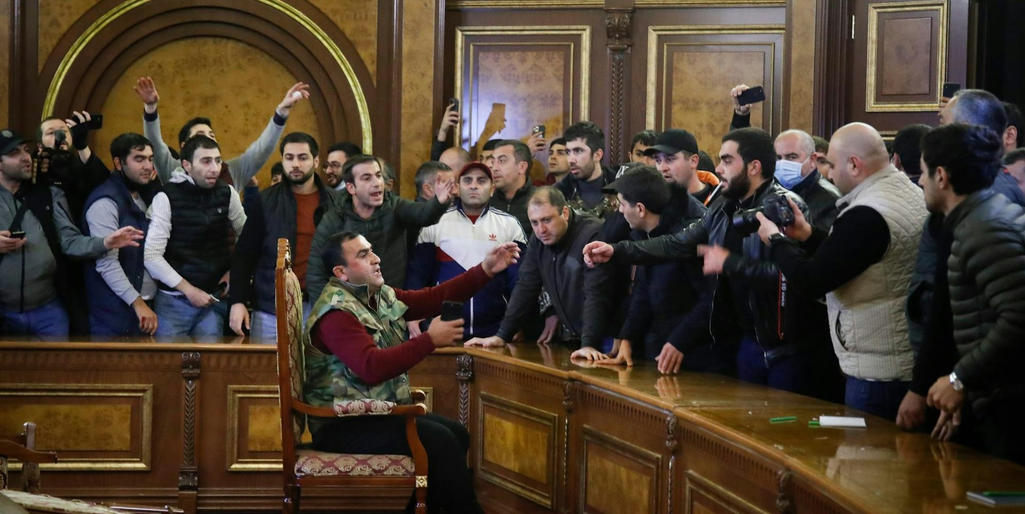 Berg Karabach Besetzes Parlament