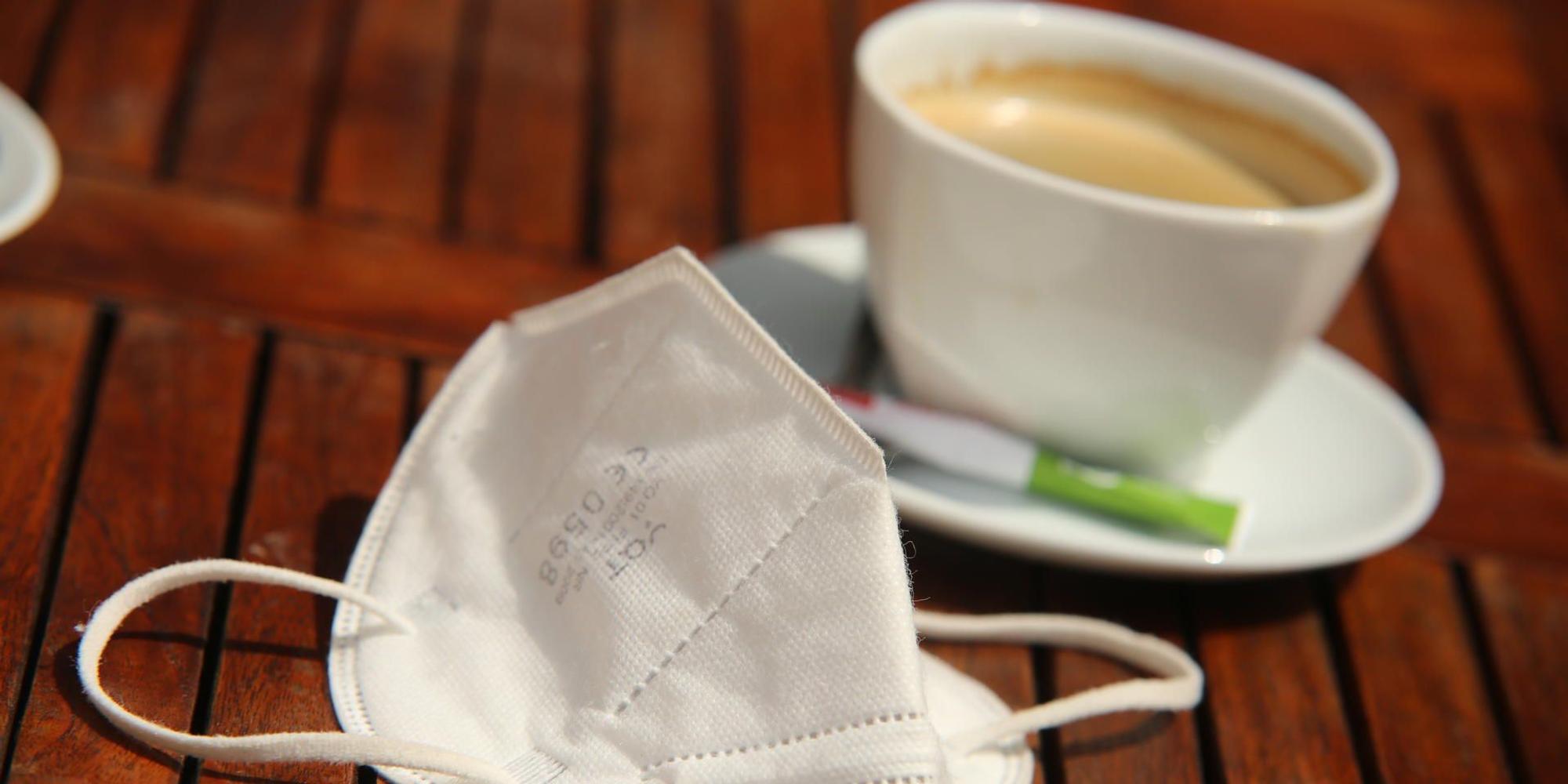 Maske Kaffee