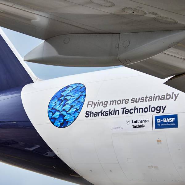 Lufthansa Haifischhaut
