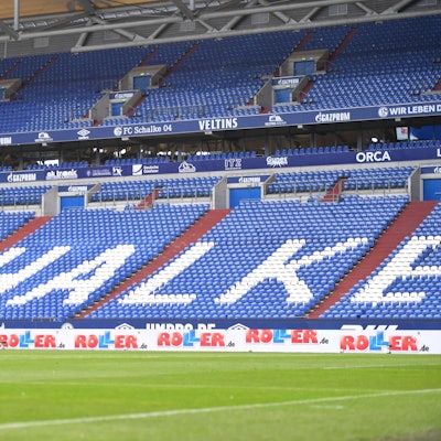 Schalke leere Ränge