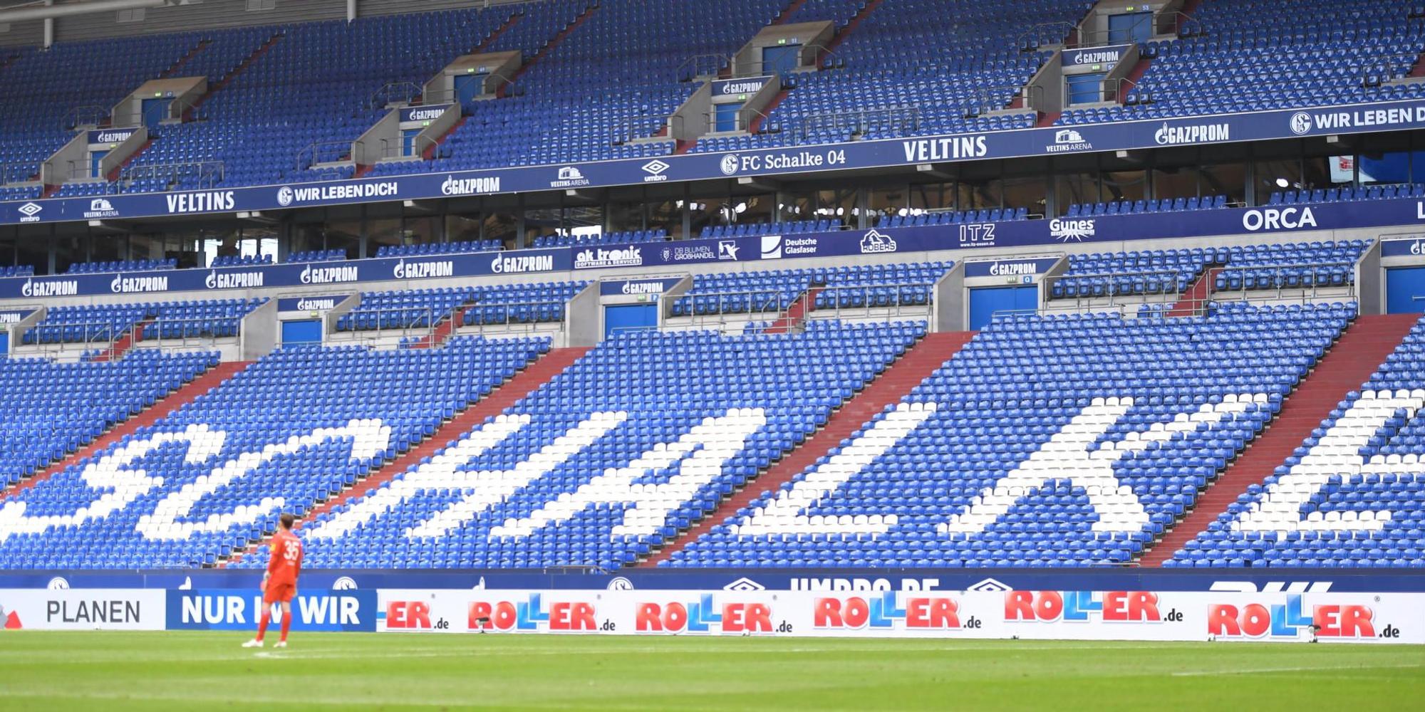Schalke leere Ränge