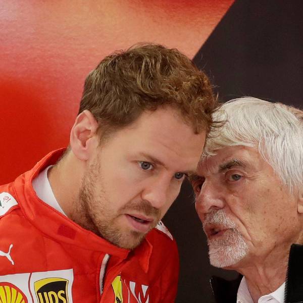 Vettel Ecclestone dpa