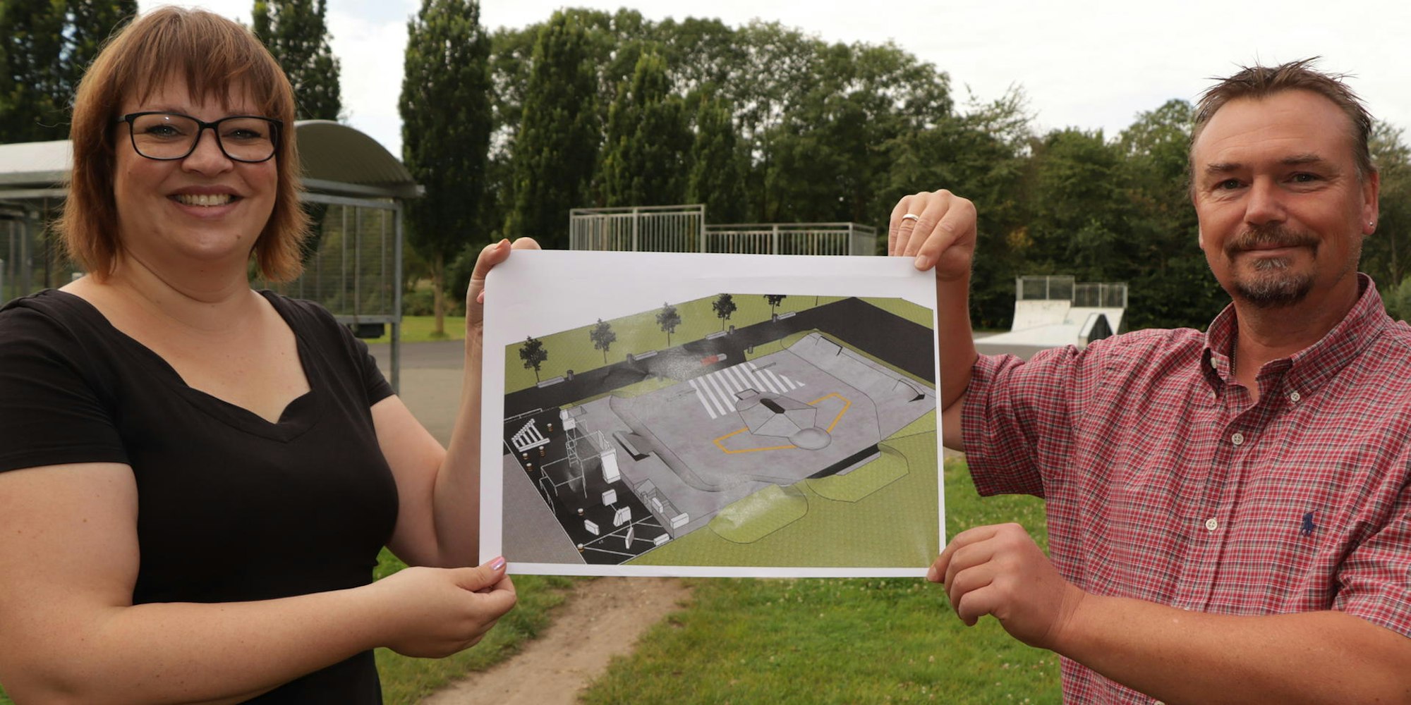 Skatepark Wesseling Pläne