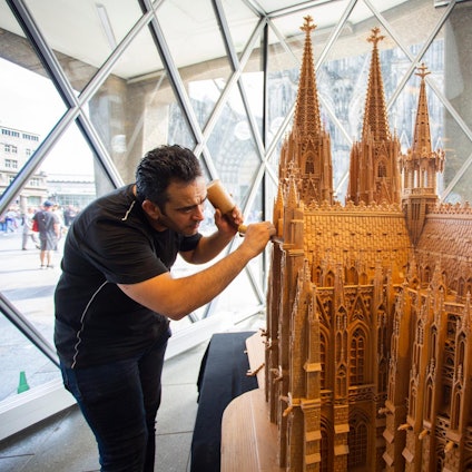 Holzmodel Kölner Dom 030622