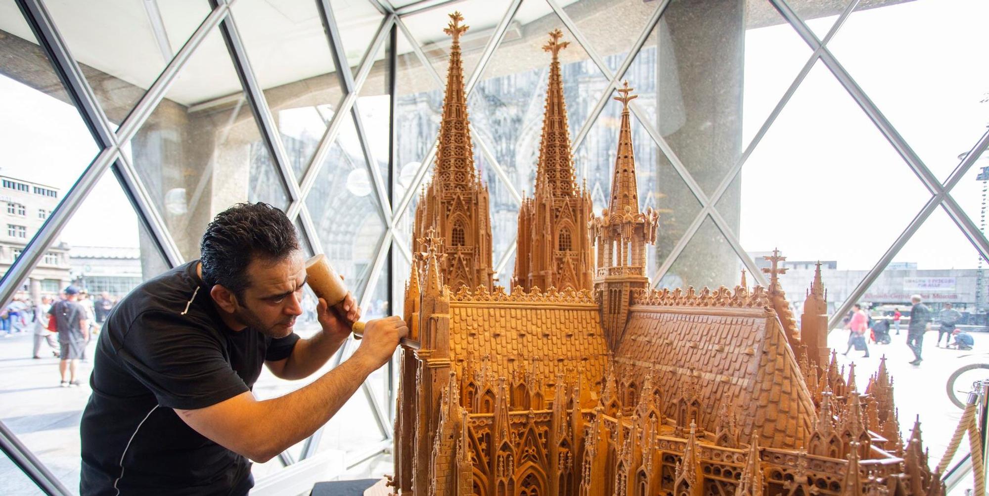Holzmodel Kölner Dom 030622