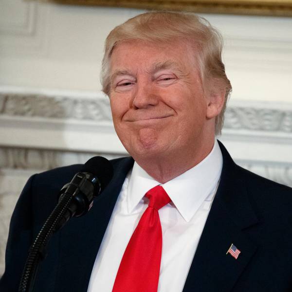 Donald Trump grin