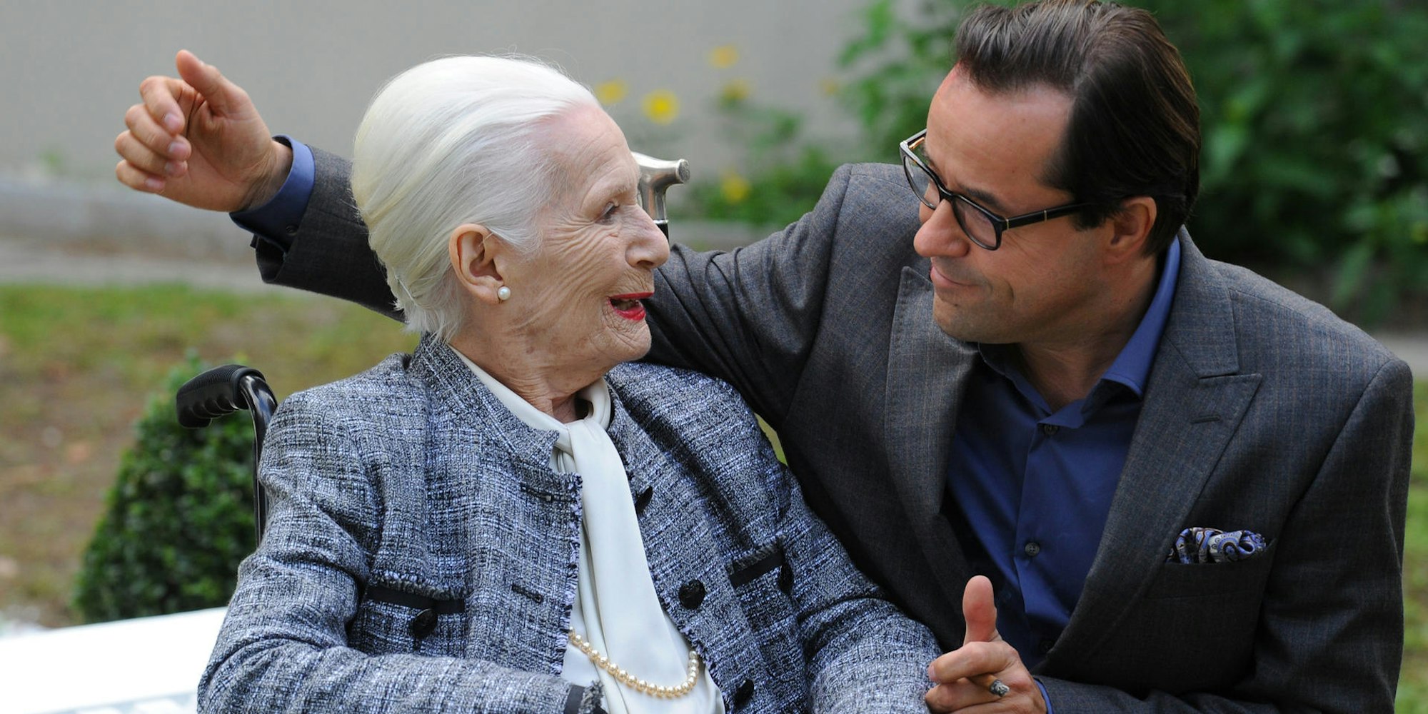 Inge Keller mit Josef Liefers