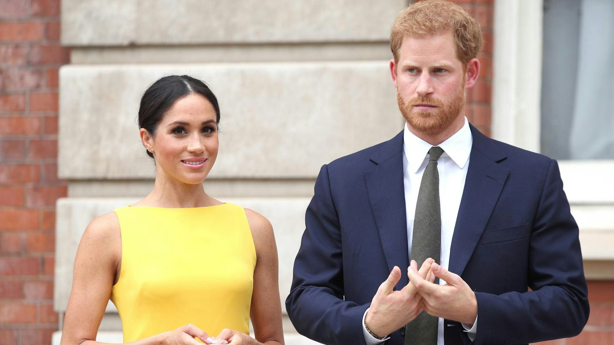 Harry und Meghan bei einem öffentlichen Auftritt.