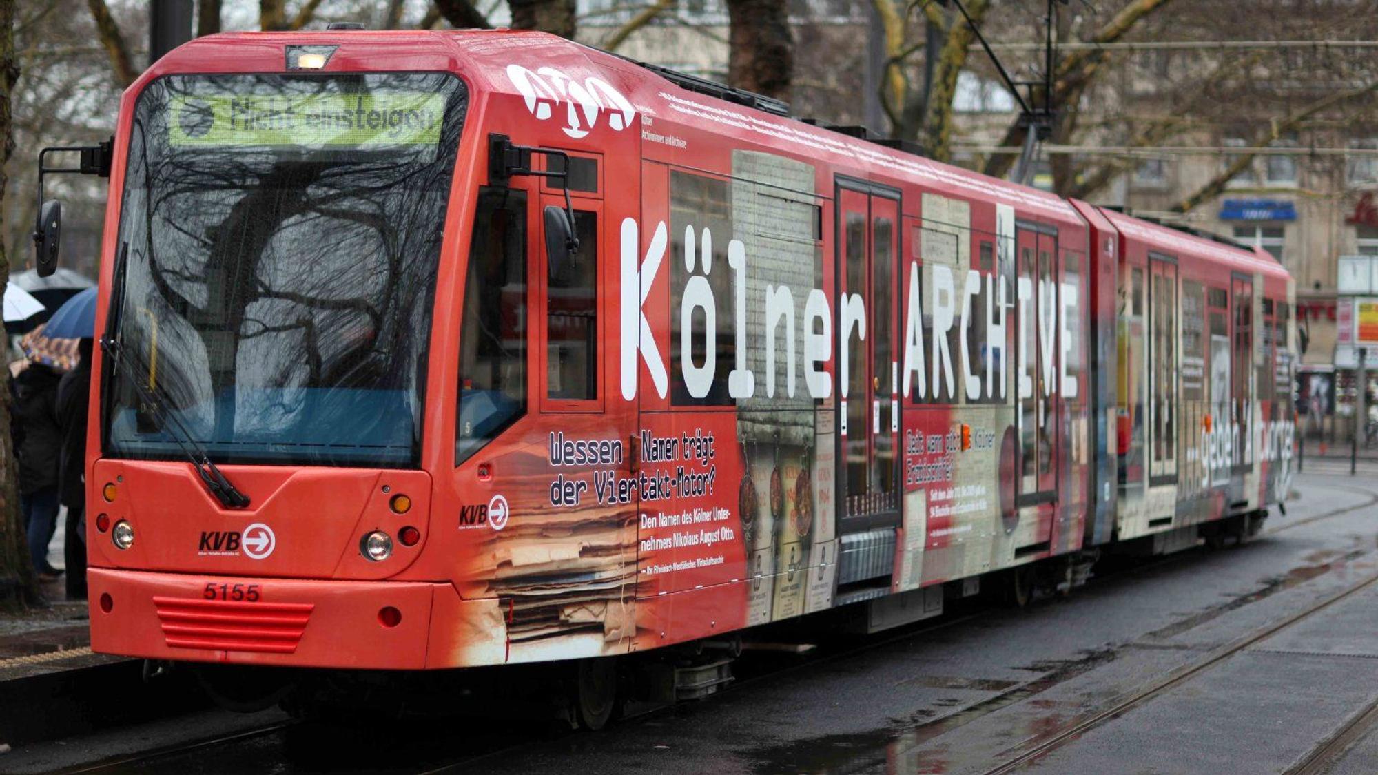 Eine Bahn der KVB