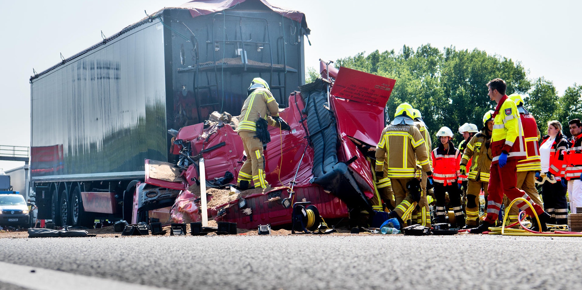 unfall auf a2 in niedersachsen