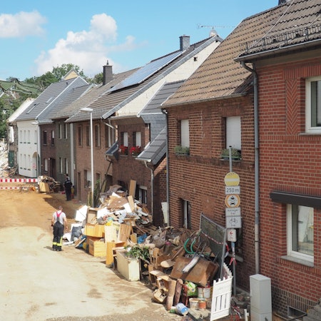 Abrissarbeiten Erftstadt-Blessem