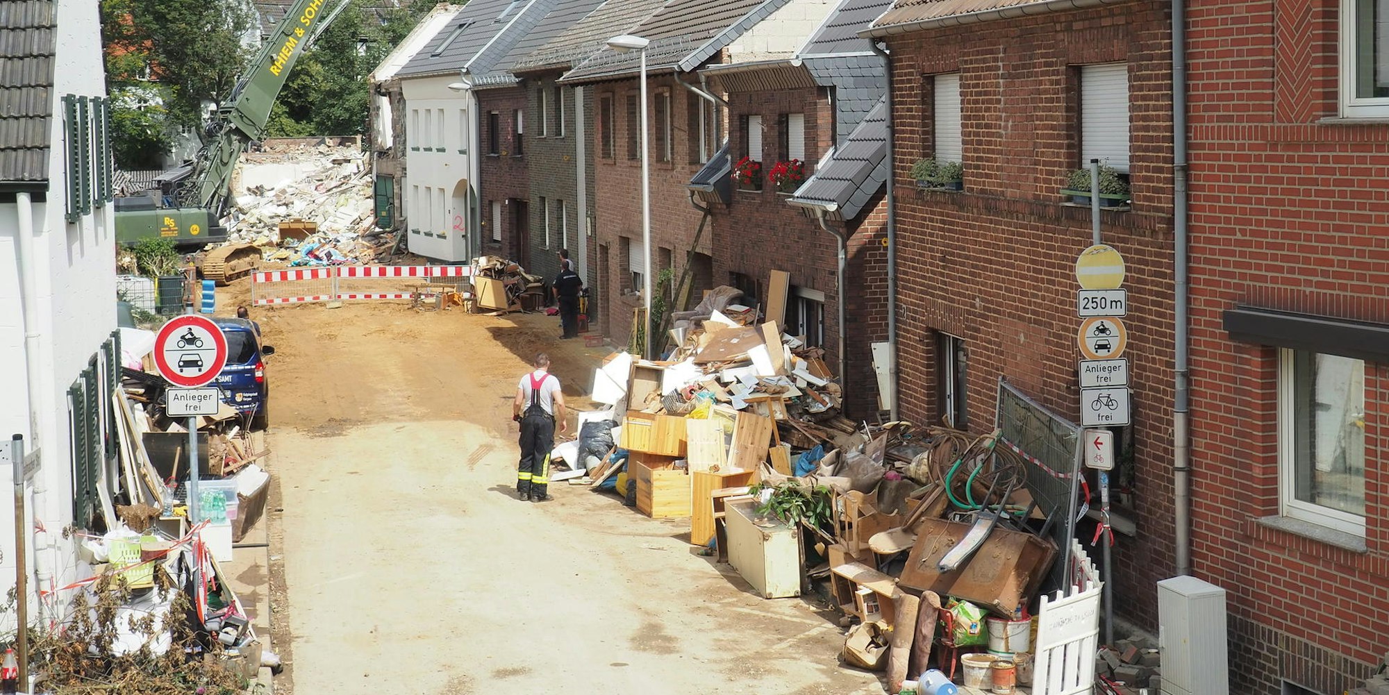 Abrissarbeiten Erftstadt-Blessem
